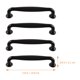 thumbnail image 2 of unbranded 4Ud Manijas Negras Para Puertas Y Cajones De Muebles Con Estilo Europeo Moderno, 2 of 8