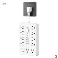 thumbnail image 3 of 17-Outlet Power Strip with 6 USB Ports Slim Wall-Mountable Surge Protector for Home Office Desktop, 3 of 8