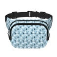 thumbnail image 1 of Balery Black White Gray Rabbit Mochila Cinturón para Mujeres y Hombres, Bolsa de Cintura Impermeable de Doble Capa con Correa, 1 of 9