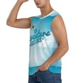thumbnail image 3 of Bixox Men's The Travel Adventure Begins Printed Shirt Sleeveless Fitness Tank Top-Large, 3 of 7