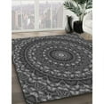 thumbnail image 3 of Ahgly Company Machine Washable Indoor Rectangle Transitional Platinum Gray Area Rugs, 5' x 8', 3 of 7