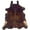Dark Brindle, variant on Hawthorne Collection Hand Crafted Cow Hide Rug in Light Brindle