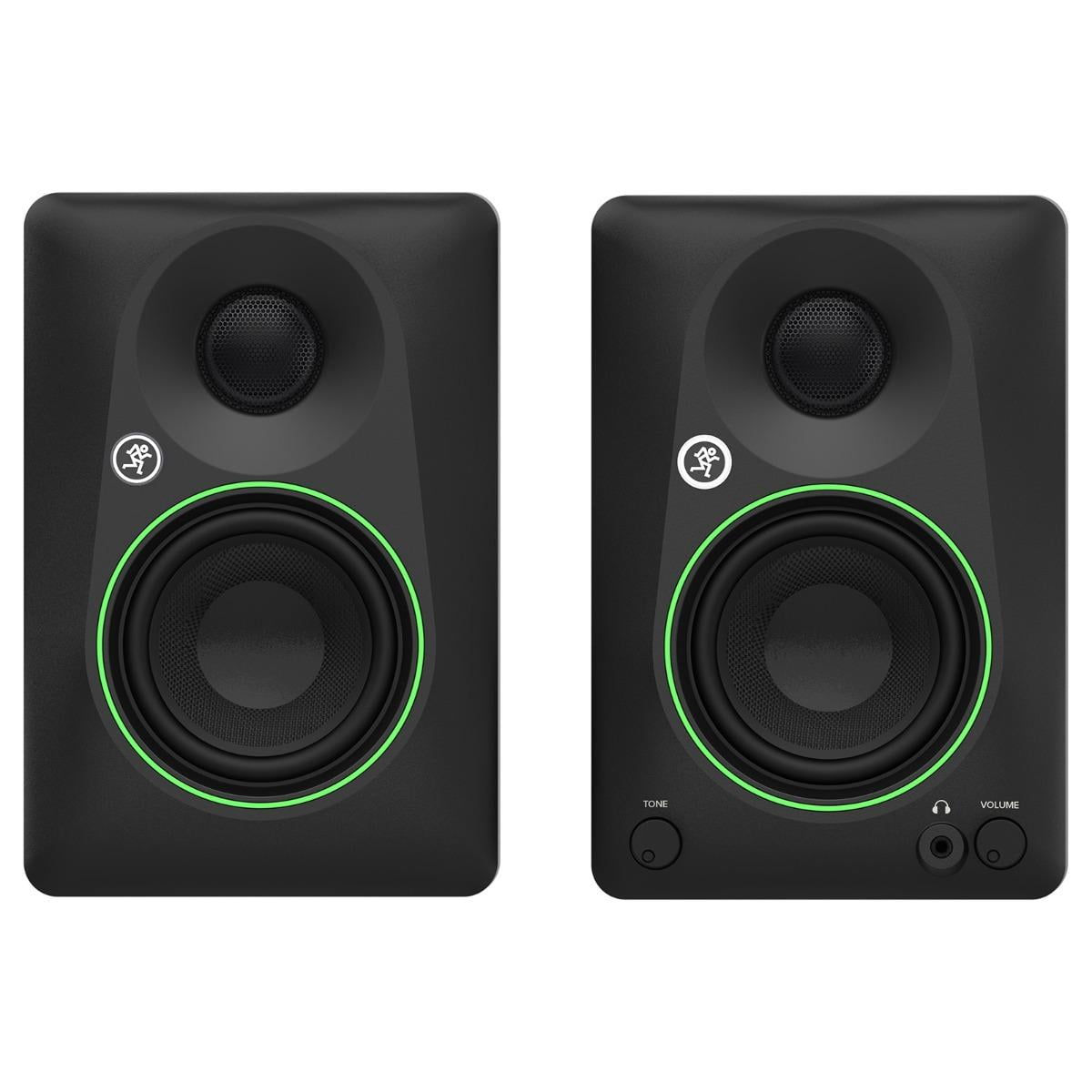Mackie CR3.5 3.5" Powered Studio Monitors with Desktop Stands Package