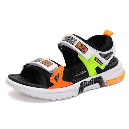 

Engtoy Boy Girls Toddler Little Big Kid Sandals Adjustable Straps Beach Shoes