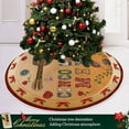 thumbnail image 6 of FMSHPON Cinco De Mayo Guitar Xmas Christmas Tree Skirt Stand Mat for Holiday Party Decoration Indoor Outdoor 36 inches, 6 of 6