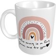 thumbnail image 2 of This Mug is A Hug from Me to You Rainbow Coffee Mug, Great Encouragement Present Tea Cup, Get Well Soon Condolence Gift Idea for Women Men Friend Bestie Sister Nurse, 11 Oz, 2 of 6