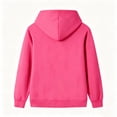 thumbnail image 6 of UDAUDU Hoodies for Teen Girls Boys Trendy 2026 Long Sleeve Causal Pullover Tops Fall Winter Cute Hooded Sweatshirt Tween Girl Clothes Hot Pink 9-10 Years, 6 of 6