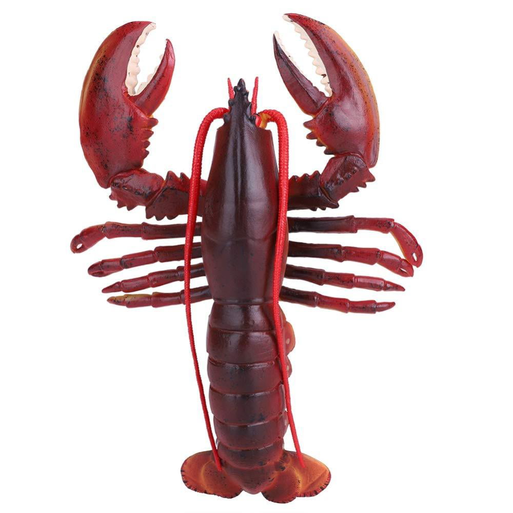 Hot Simulation Plastic Lobster Model Seafood Restaurant Prop Decoration Toy 
