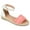 Pink, variant on Journee Womens Tristeen Espadrille Sandals
