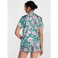 thumbnail image 4 of Joyspun Women’s Stretch Satin Sleep Top and Shorts, 2-Piece Set, Sizes XS to 3X, 4 of 6