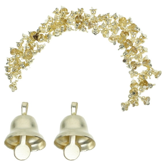 ROSENICE Tiny Bells Metal Decorative Wind Chime Accessories for Families Cafe Decoration 100Set