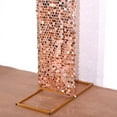 thumbnail image 5 of BalsaCircle 8 feet Rose Gold Payette Sequin Double Sided Open Arch Fitted Backdrop Stand Cover Party Events Decorations, 5 of 8