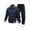 Navy-mens running set, variant on Txeol Mens Workout Track Suits 2 Piece Set Casual Athletic Jogging Outfits Long Sleeve Zip Up Jackets Cargo Pants Lightweight Sweatsuit XL Navy