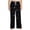 16#Black, variant on Womens Halloween Pajama Pants Loose Fit Drawstring Lounge Pants with Ghost Moon Star Print Casual Sleepwear