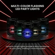 Pyle Portable Bluetooth PA Speaker - 300W Rechargeable Outdoor Bluetooth Speaker Portable PA System