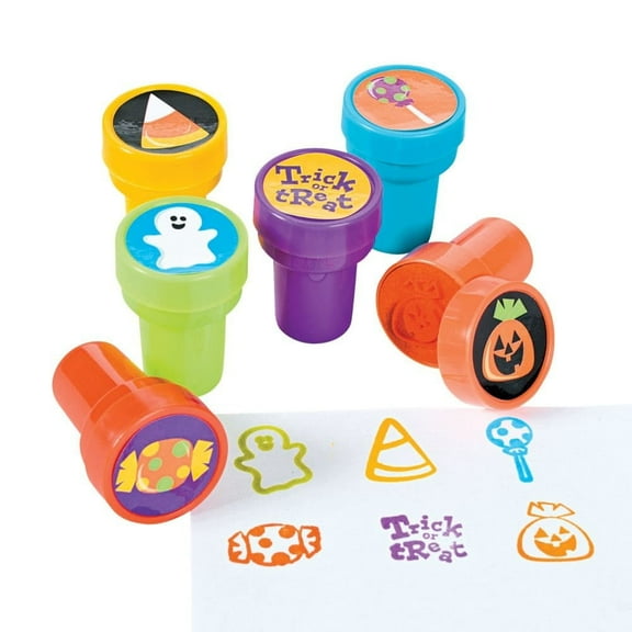 Trick And Treat Stampers - Stationery - 24 Pieces