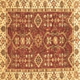 thumbnail image 1 of Ahgly Company Indoor Square Oriental Brown Traditional Area Rugs, 5' Square, 1 of 4