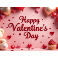 thumbnail image 4 of Valentine's Day Party Decoration Banner Heart Design Backdrop Event Photo Props Love Celebration Romance Gift Box Background, 4 of 4