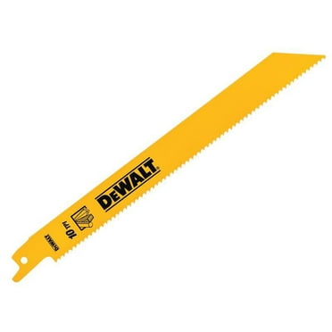 DeWALT - Bi-Metal General Purpose Reciprocating Blade 203mm x 10 TPI (Pack 5)