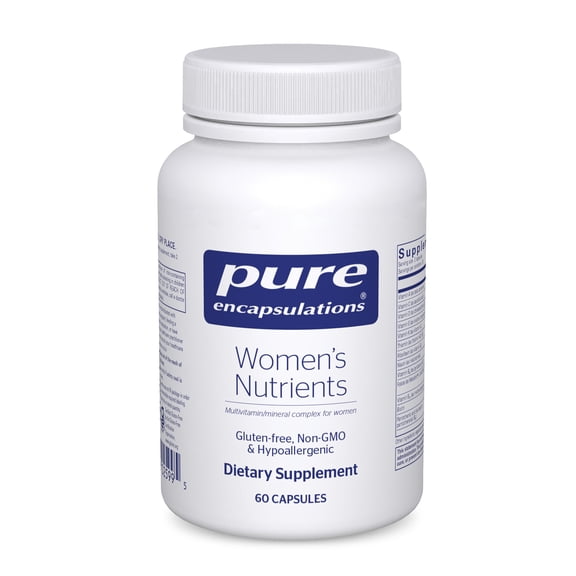 Pure Encapsulations Women’s Nutrients - Multivitamin & Mineral Complex for Women - Essential Daily Support for Energy, Hormones & Cellular Health* - 60 Capsules