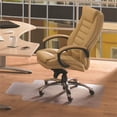 thumbnail image 2 of EcoTex 100% Post Consumer Recycled Tinted Chair mat For Hard Floors , Rectangular with Front Lipped Area for Under Desk Protection(48" x 51"), 2 of 5