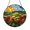 Acrylic 3.5 Inch, variant on Bright Meadow Hills Glass Style Suncatcher – Nature Window Art