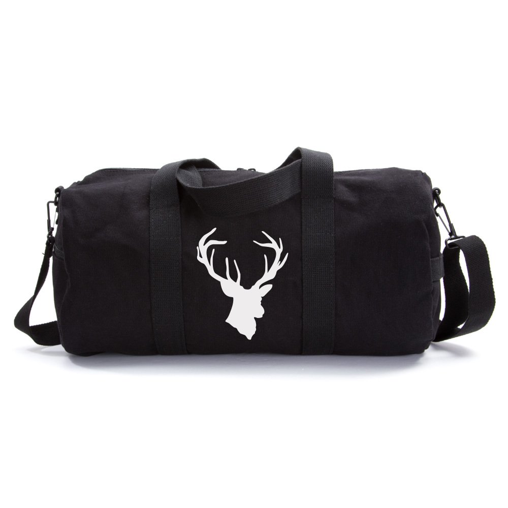 Hunting Deer Buck Antlers Sport Heavyweight Canvas Duffel Bag Walmart