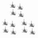 thumbnail image 1 of Clip de Cama de Vidrio Compatible con 3/3 Pro / V2 / 3S, 5 / Pro, Accesorios de Abrazadera de Clip de Impresora 3D Ajustables, 12 Piezas, 1 of 5