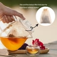 thumbnail image 7 of Yahome 100PCS Tea Filter Bags Disposable Tea Bags with Drawstring Tea Bags Empty Wood Pulp Filter Paper Tea Infuser Bag for Loose Leaf Tea, with Natural Unbleached Paper (2.7 x 3.5 in), 7 of 7
