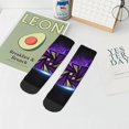 thumbnail image 6 of Lsque Geometry Dash Printed Crew Socks, Moisture-Wicking Socks, Athletic Socks for Men Breathable Cushion Socks Casual Sport Socks for Running Traveling, 6 of 6