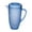 Blue, variant on LeadingWare  Diamond Cut Acrylic Water Pitcher with Lid (2.5 Quarts) - 9.25" W x 9.25" L x 10" H Blue