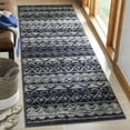 thumbnail image 2 of SAFAVIEH Adirondack Emil Southwestern Runner Rug, Ivory/Navy, 2'6" x 12', 2 of 6