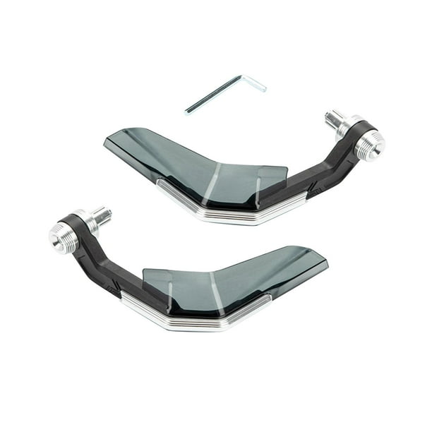 Protectores de manos para motocicleta, componentes duraderos, premium, color plata Argén