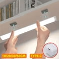 thumbnail image 2 of Barra de luces LED con sensor de movimiento, recargable por USB, luz nocturna portátil de inducción para armario, cocina, habitación, armario y pasillo, 2 of 5