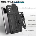 thumbnail image 3 of for Galaxy S20 Case with HD Screen Protector, Heavy Duty Shockproof Samsung S20 5G Case with 360 ° Rotation Metal Kickstand [Military Grade] Protective Case for Samsung Galaxy S20, Black, 3 of 7