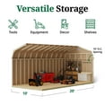 thumbnail image 5 of Little Cottage Co. 10x20 Classic Gambrel Barn with 6 ft. Sidewalls, Outdoor Wood Storage Shed Do-It-Yourself Precut Kit, 5 of 13