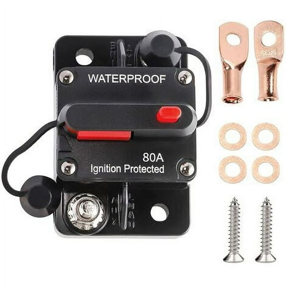 Car Boat RV Automatic Circuit Breaker 80A