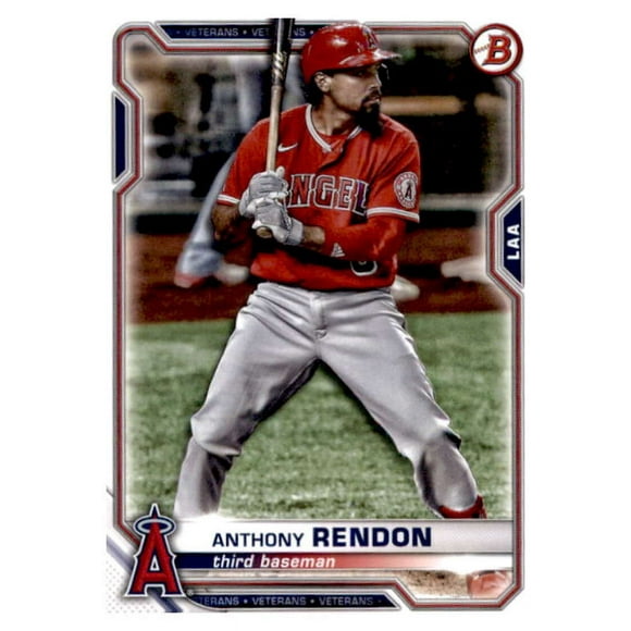2021 Bowman 93 Anthony Rendon Los Angeles Anges V91901