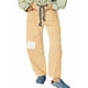 thumbnail image 3 of Jeans para Mujer Y2k con Rayas, Cordón Ajustable, Cintura Alta, Rectos, Pierna , Estilo Boyfriend, Pantalones Vaqueros Mom. Amarillo S, 3 of 8