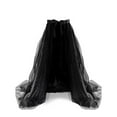 thumbnail image 4 of Detachable Wedding Train Only Length 49" Wedding Maxi Tulle Skirts Floor Length Overskirt for Bridal Party, 4 of 7