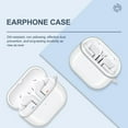 thumbnail image 2 of New Clear TPU Case for Samsung Galaxy Buds 3 pro, for Samsung Galaxy Buds 3 pro White Case Earphone Protective Cover, Shockproof,Dust-Proof,Gift for Women Men, 2 of 6