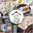 thumbnail image 3 of Easter Kitchen Towels Set of 2, Water Absorbent Dish Towel, Spring Watercolor Vintage Bunny Eggs Flower Decorative Hand Towels - Quick Drying Cloth for Cooking Baking, 18x28 Inch, 3 of 8