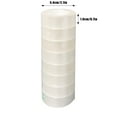 thumbnail image 3 of zhangmingg Transparent Stationery Tape Dispenser Roll for School Paper Wrapping Sealing and Crafting Projects 8PCS, 3 of 8