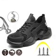 thumbnail image 2 of Steel Toe Cap Shoes Mens Lightweight Puncture-proof Safety Trainers, 2 of 5