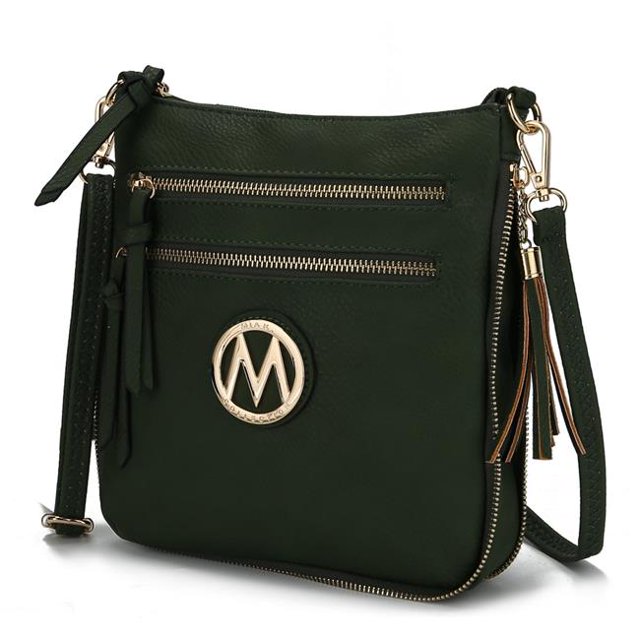 MKF Collection MKF-0229OL Angelina Expendable Crossbody Handbag by Mia K.