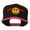 Black Pink, variant on Bat Smile Face Embroidered Snapback Cap - Purple Gold OSFM