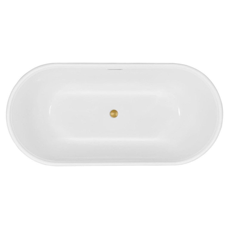 59 Leith Acrylic Freestanding Tub Signature Hardware, 51 OFF