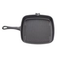 thumbnail image 4 of Quadrate Grill Pan, Cast Iron Grill Pan Convenient Pour  Iron Material Long Handle  For Home, 4 of 8