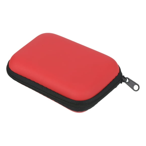 Uxcell Étui pour Fléchettes 4,72 Po x 3,15 Po x 1,38 Po en EVA, Rangement de Transport pour Fléchettes avec Poches en Maille, Rouge