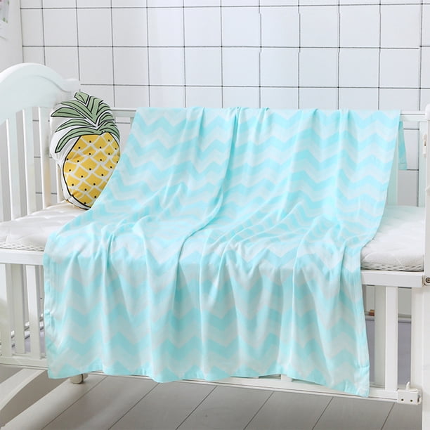 Manta refrescante de verano para quienes duermen con calor | Manta de hielo de fibra transpirable para cama y sofá | Ligera y para todo tipo de clima | Azul o verde
